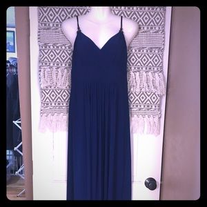 Long blue maxi